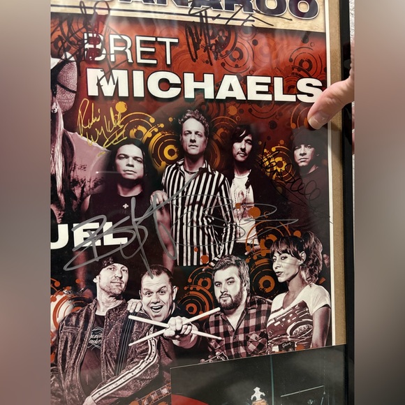 Bret Michaels and Fuel Autographed tour poster - Picture 5 of 5